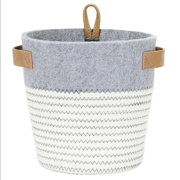 Pillowfort Other - PILLOWFORT Small Round Fabric Toy Storage Bin
